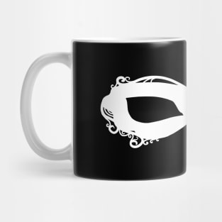 White Masque Mug